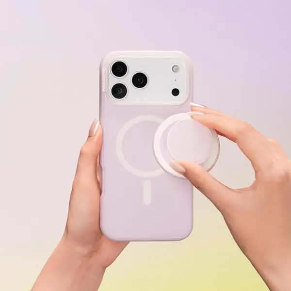 PopSockets iPhone 17 Air Phone Case with MagSafe Opalescent White | Slim, Drop-Resistant & Magnetic - view 4