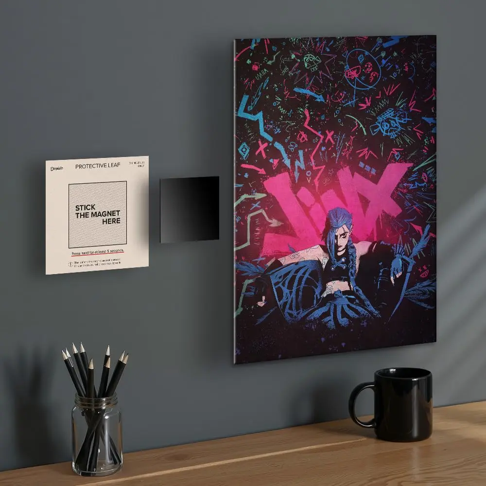 Displate Magnetic Wall Mount Kit for Hanging Pictures 9-Pack | Damage-Free, Repositionable Wall Art Mounting Solution - view 3