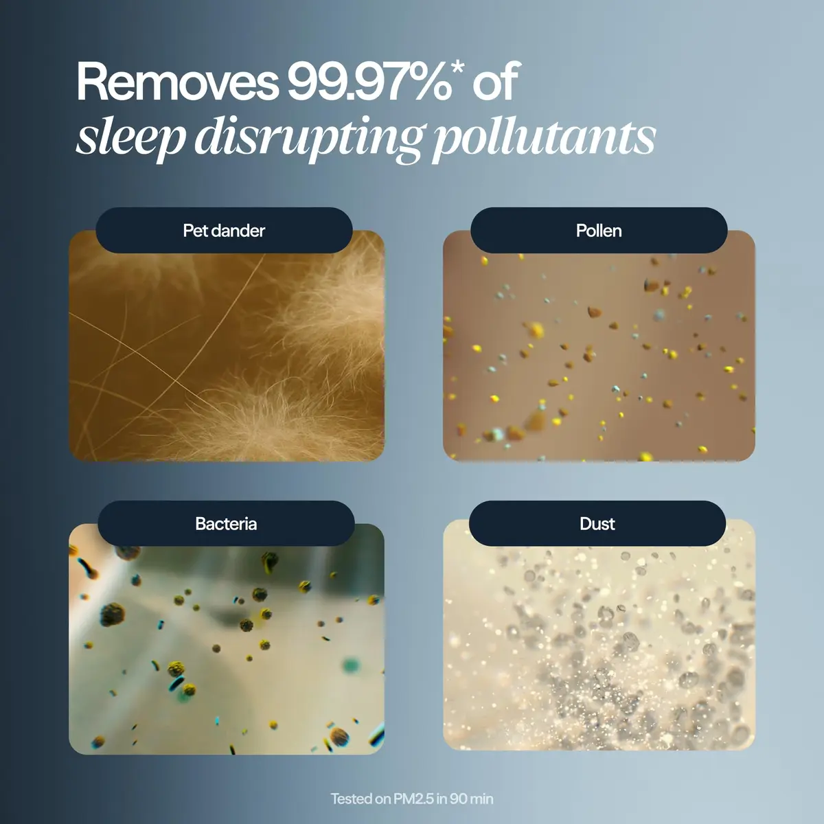 BLUEAIR Mini Restful Beige | 140 sq ft HEPA Air Purifier with Sunrise Alarm & Nightlight - view 9
