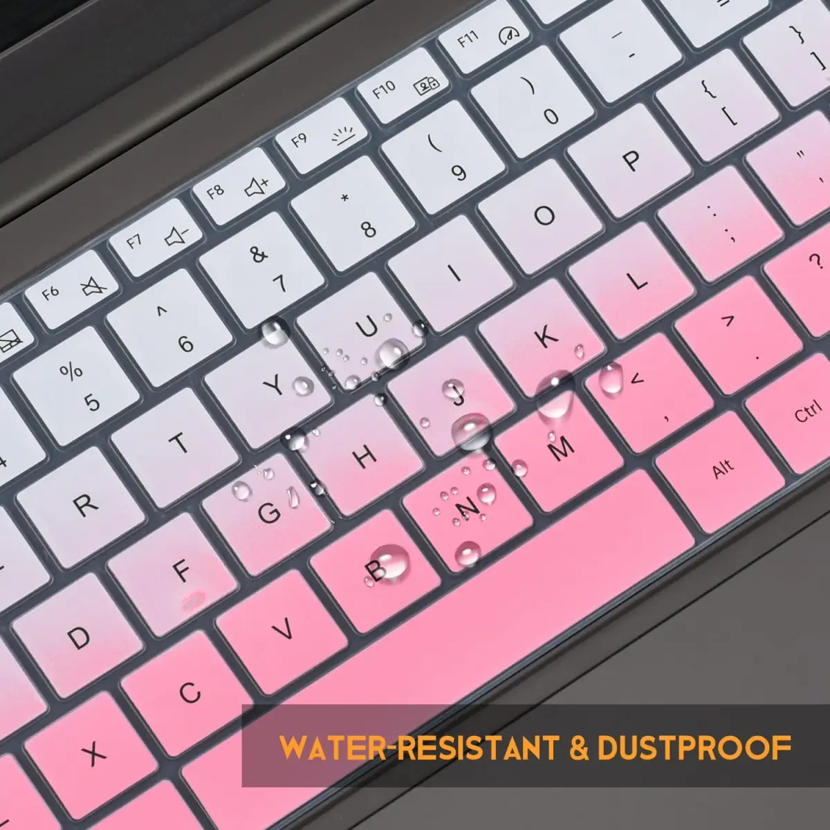CaseBuy Ombre Pink Keyboard Cover Skin for Samsung Galaxy Book 5/4/3 15.6" 16" | US Keyboard Layout Protector - view 5