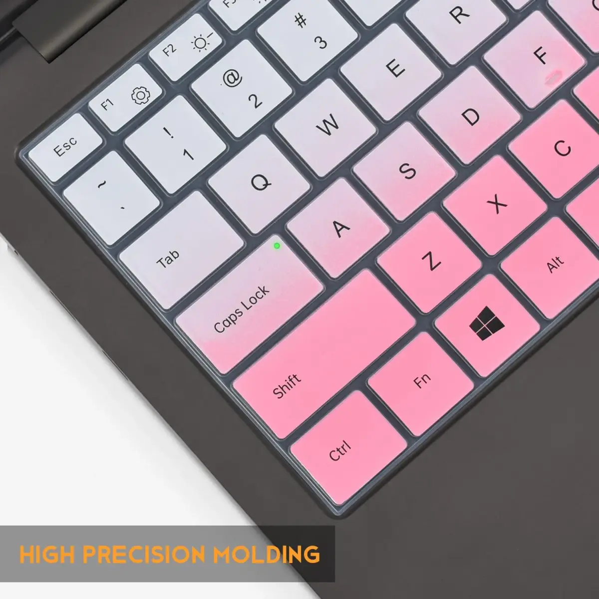 CaseBuy Ombre Pink Keyboard Cover Skin for Samsung Galaxy Book 5/4/3 15.6" 16" | US Keyboard Layout Protector - view 4