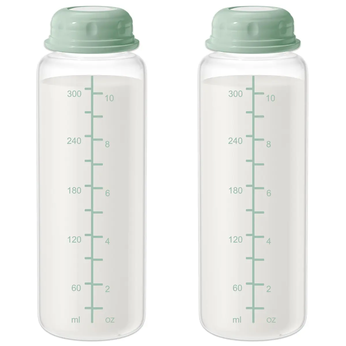 TOVVILD 11oz Breastmilk Storage Bottles (2-Pack, 330ml) | BPA-Free & Leakproof for On-the-Go Milk Storage - main product image
