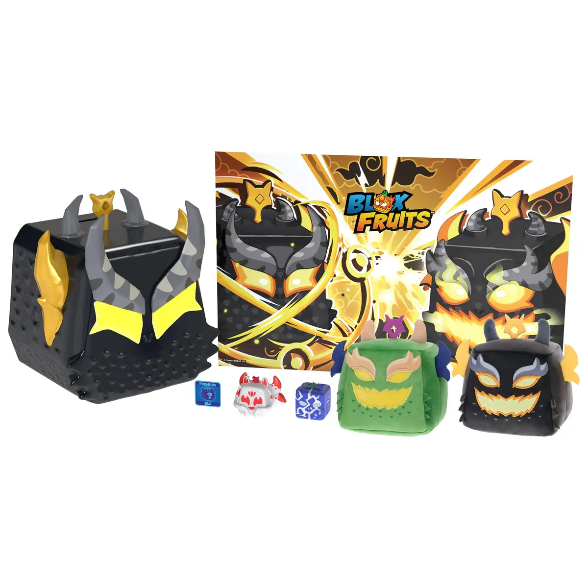 Blox Fruits Ember Dragon Storage Case Bundle Series 3 Plush Toys, Exclusive Minifigures, Poster, DLC Code | 9-inch Case & 2 Plush Dragons (4-inch) - main product image