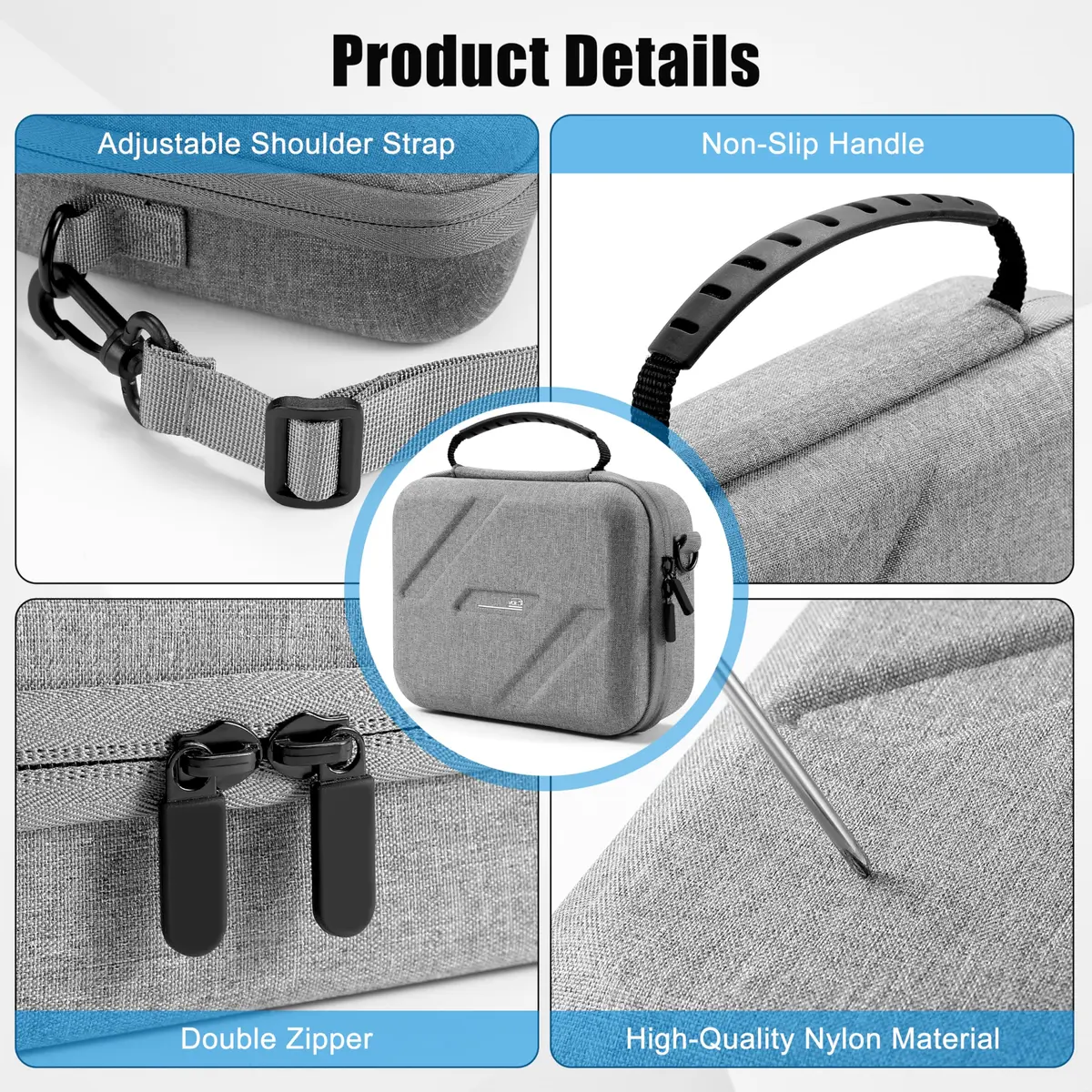 STARTRC VCR Carrying Case for Insta360 GO Ultra, Large Capacity Nylon Material | Perfect for Creators & Travel - view 6