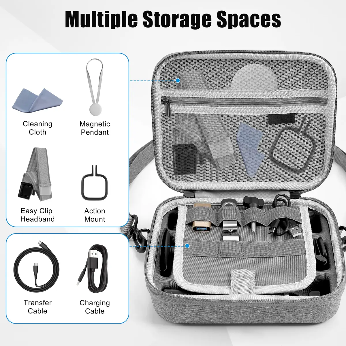 STARTRC VCR Carrying Case for Insta360 GO Ultra, Large Capacity Nylon Material | Perfect for Creators & Travel - view 3