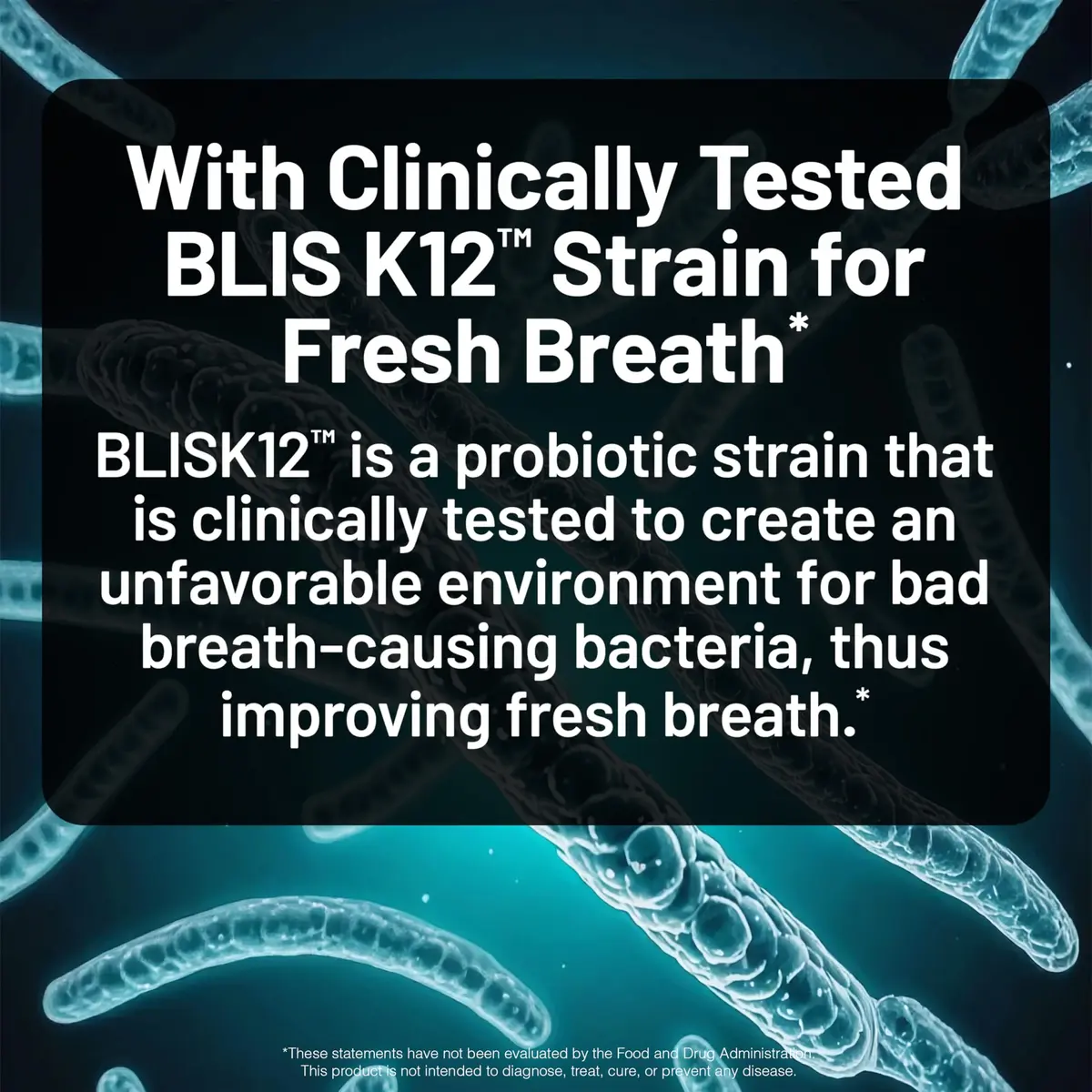 NatureWise Oral Probiotics BLIS K12 & M18, 30 Mint Tablets | Fresh Breath & Dental Support - view 3