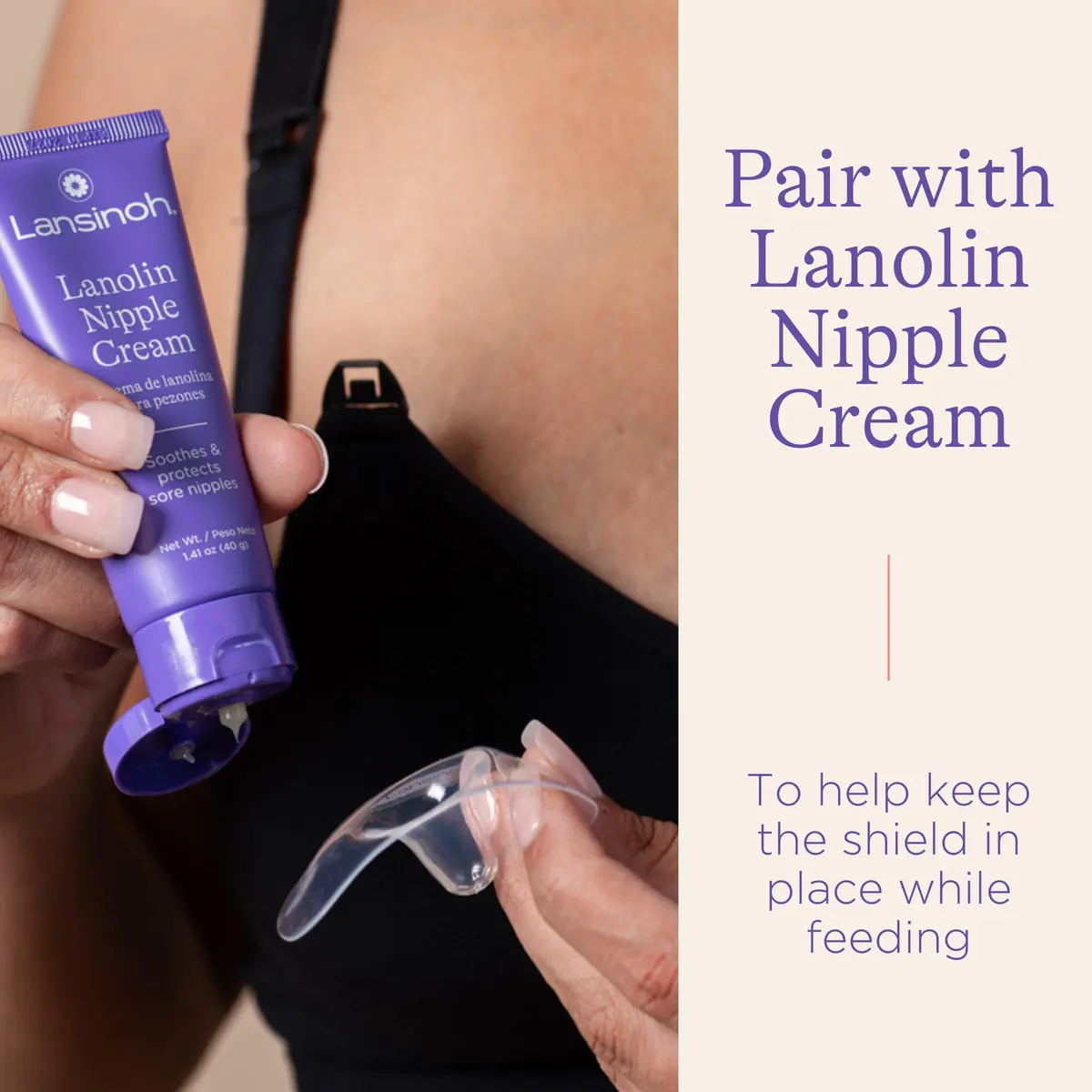 Lansinoh Contact Nipple Shields for Nursing Mothers, 16mm & 20mm, 4 Count | Medical-Grade Silicone for Latch-On Support - view 8