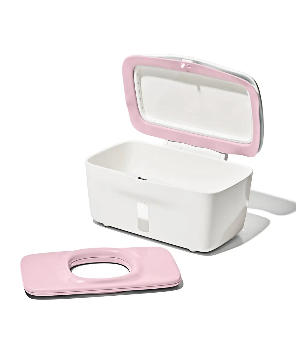 OXO Tot Perfect Pull Baby Wipes Dispenser, Blossom | Refillable Wipe Holder for Easy One-Hand Use - view 7