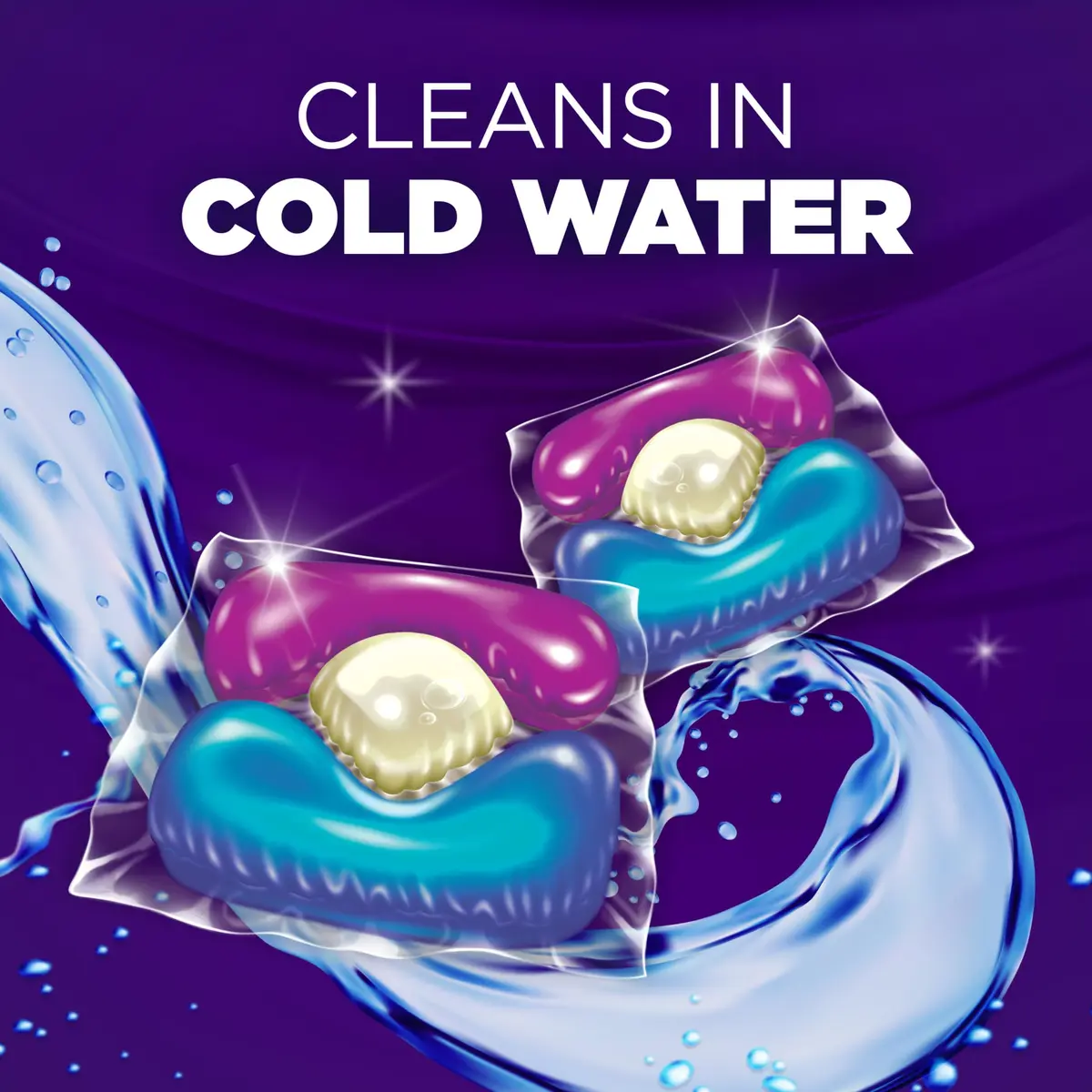 ARM & HAMMER Plus OxiClean With Odor Blasters Laundry Detergent Paks, 72 Ct | 5-in-1 Cleaning Power - view 7