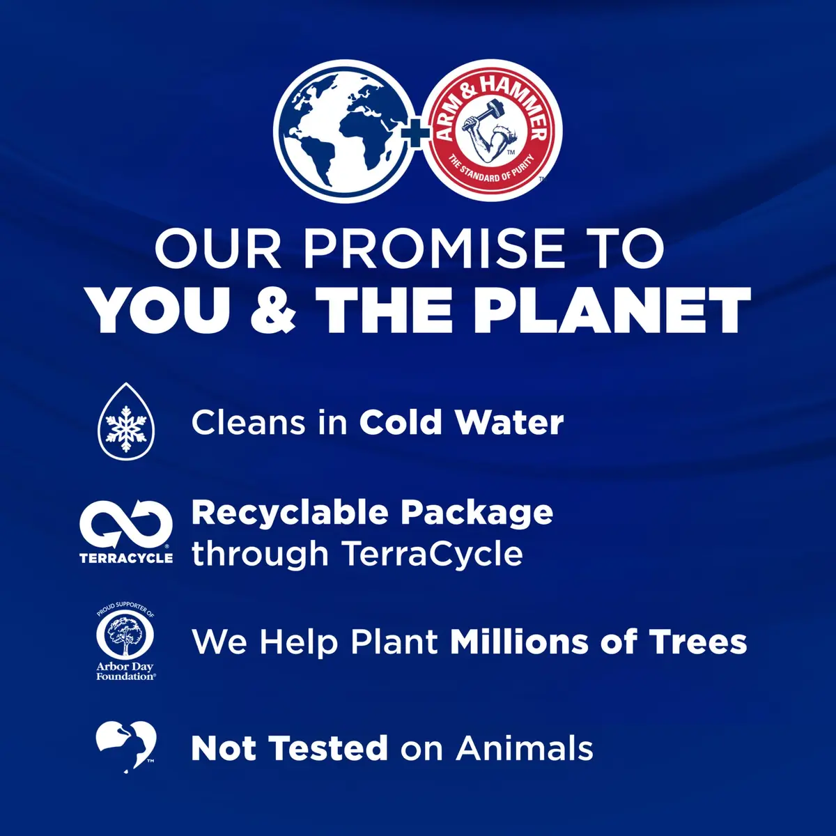 ARM & HAMMER Plus OxiClean With Odor Blasters Laundry Detergent Paks, 72 Ct | 5-in-1 Cleaning Power - view 9