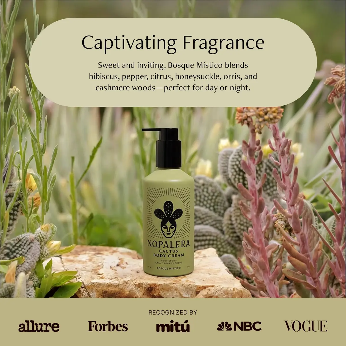 Nopalera Cactus Body Cream | Deeply Nourishing | Bosque Místico | 8oz - view 8