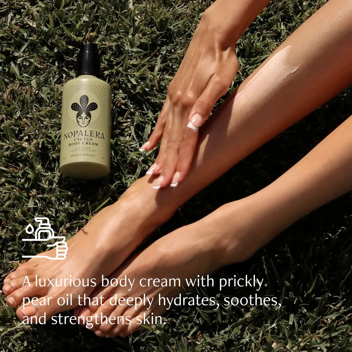 Nopalera Cactus Body Cream | Deeply Nourishing | Bosque Místico | 8oz - view 3