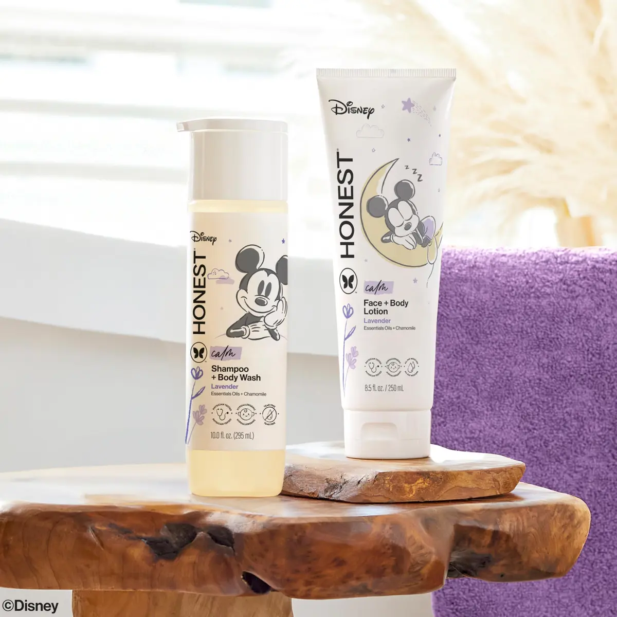 The Honest Company Shampoo, Body Wash & Lotion Bundle, Lavender, 18.5 fl oz | Gentle, Naturally Derived, Family-Friendly - view 7