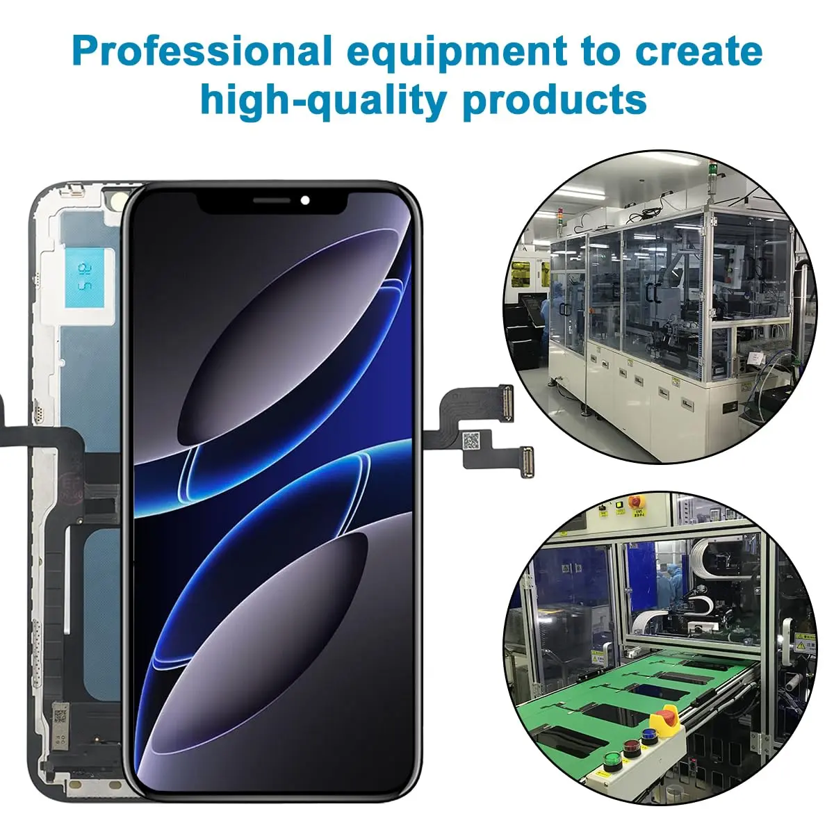 SIMDOG OLED Screen Replacement for iPhone X (5.8-inch) | Full HD Display with 3D Touch - view 8