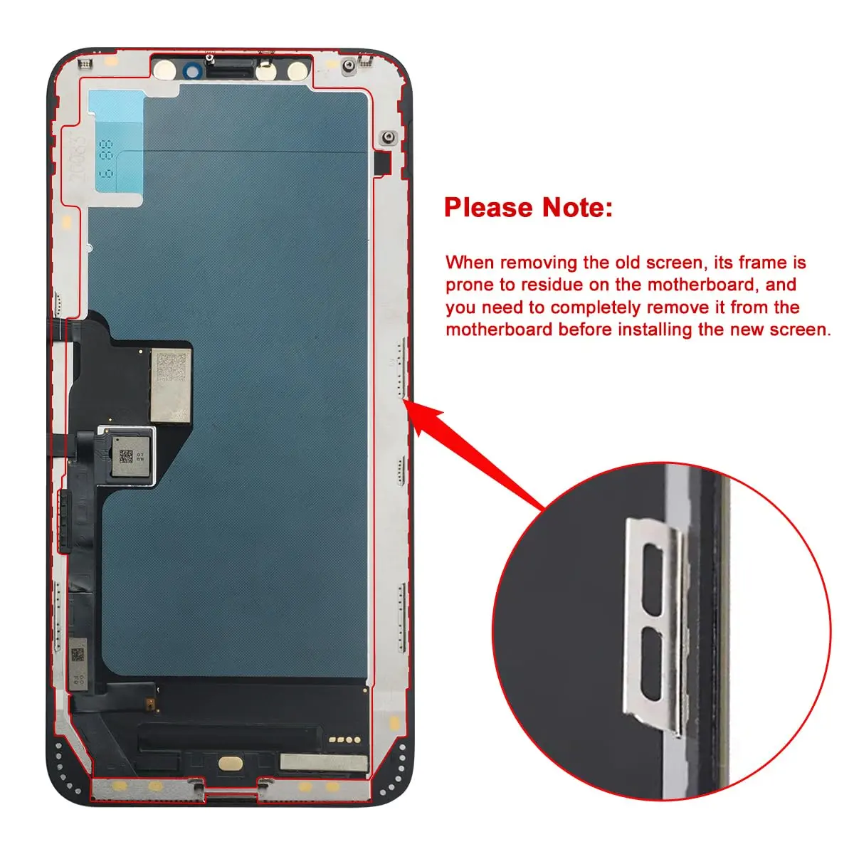 SIMDOG OLED Screen Replacement for iPhone XS Max 6.5" (Full HD Display) | True Tone Programmable - view 6