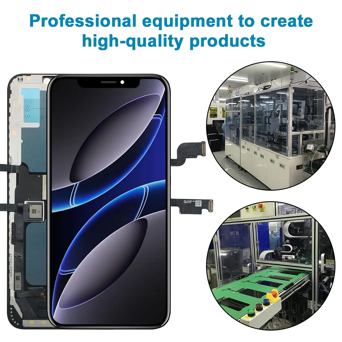 SIMDOG OLED Screen Replacement for iPhone XS Max 6.5" (Full HD Display) | True Tone Programmable - view 9