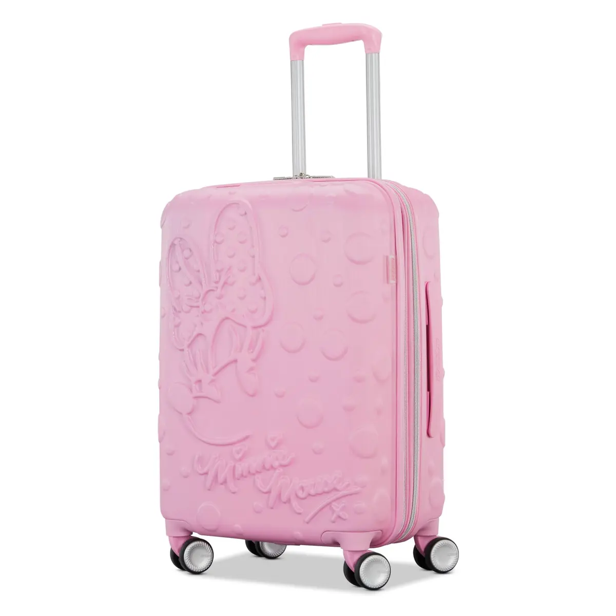 American Tourister Minnie Mouse Carry-On Luggage 21-Inch Pink | Disney Kids' Suitcase with Dual Spinner Wheels - main product image