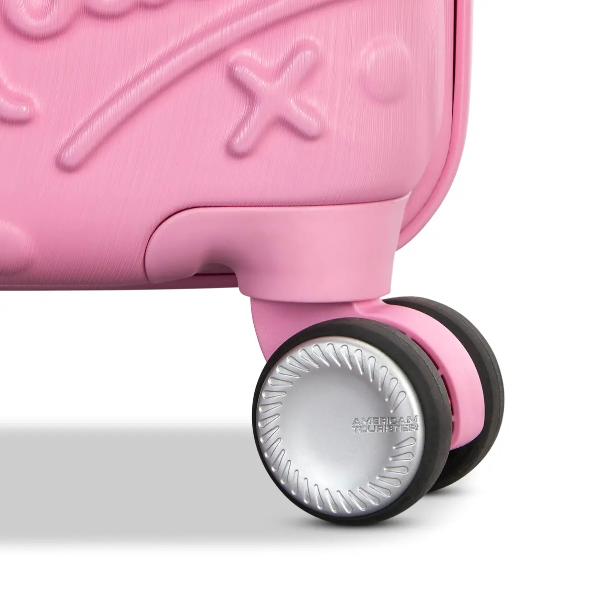 American Tourister Minnie Mouse Carry-On Luggage 21-Inch Pink | Disney Kids' Suitcase with Dual Spinner Wheels - view 4