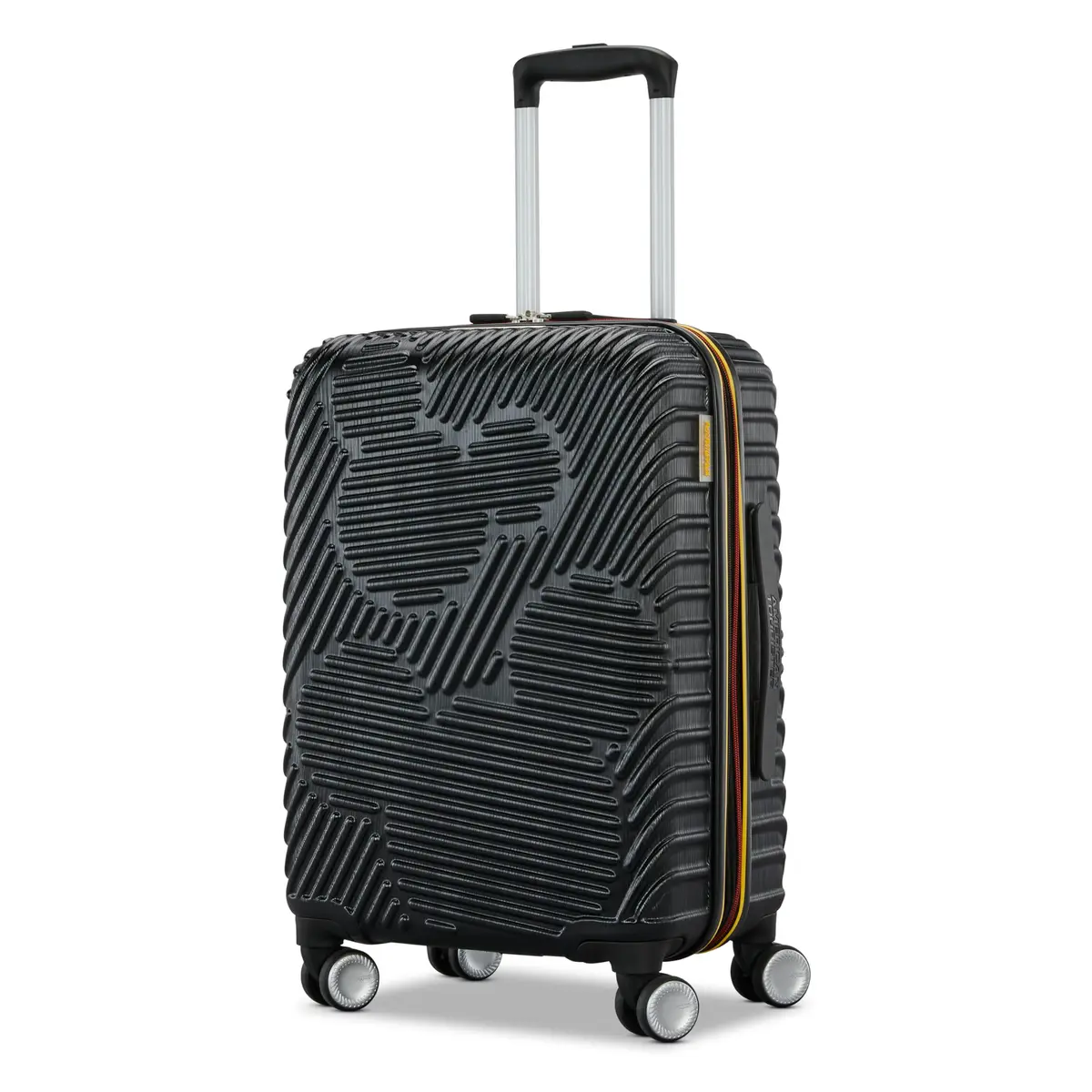 American Tourister Mickey Mouse Carry-On Luggage 21-Inch | Durable Hardshell with Adjustable Handle & 360 Spinner Wheels - main product image