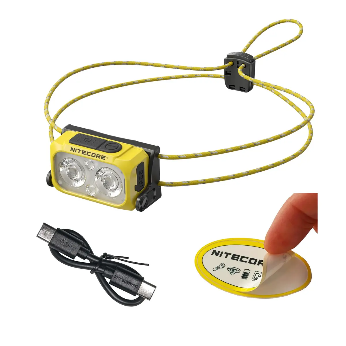 Nitecore NU25 MCT 400 Lumen Headlamp | Lightweight USB-C Rechargeable Outdoor Light with Multi-Color Temperatures - main product image