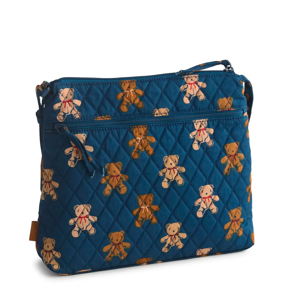 Vera Bradley Premium Cotton Original Zip Hipster Crossbody Bag, Bunch of Bears | Stylish, Lightweight & Durable - view 2
