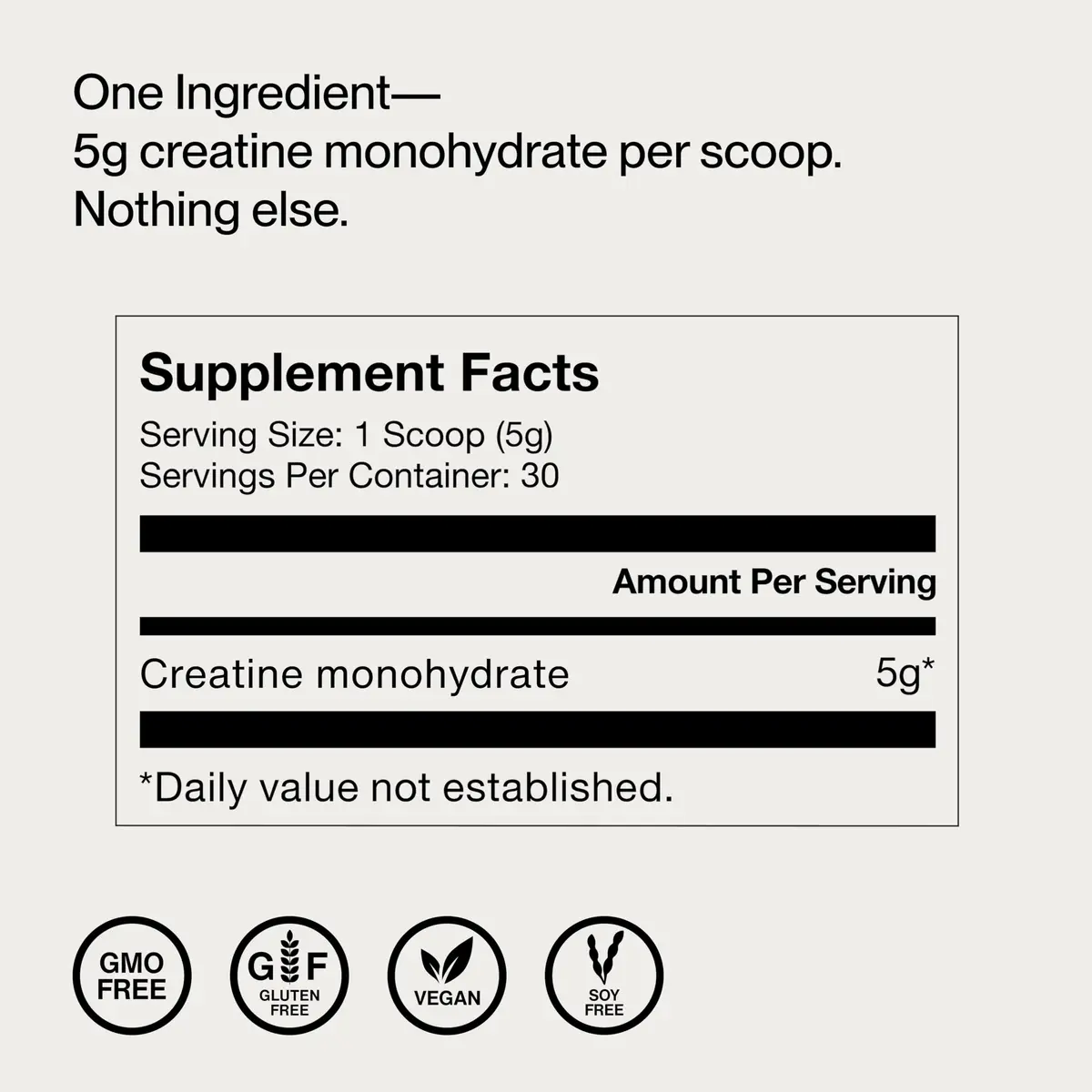 Momentous Creatine Monohydrate Powder Unflavored 150 g (5.29 oz) | NSF Certified for Sport - view 8