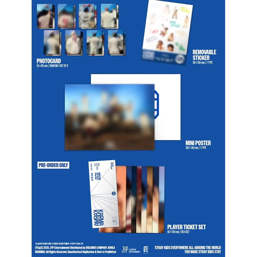 STRAY KIDS KARMA [CEREMONY Ver.] 4th Album 100 Pages | Pre-Order Gift & 3 Extra Photocards Set - view 6