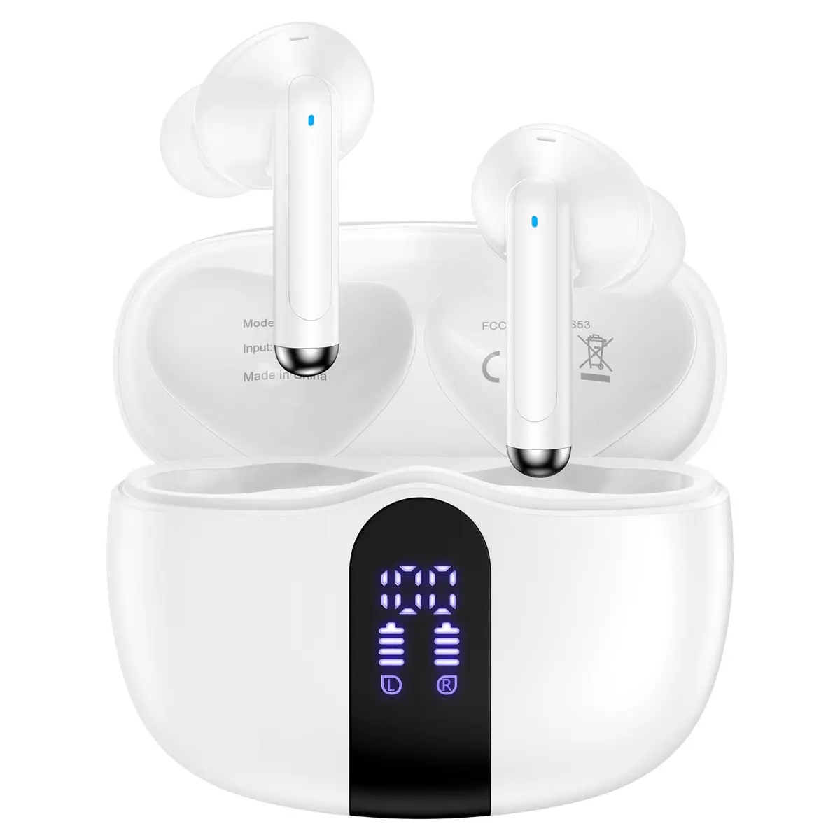 VIFIGEN Wireless Earbuds with Charging Case | IPX7 Waterproof, Bluetooth 5.3, 60H Playtime - main product image