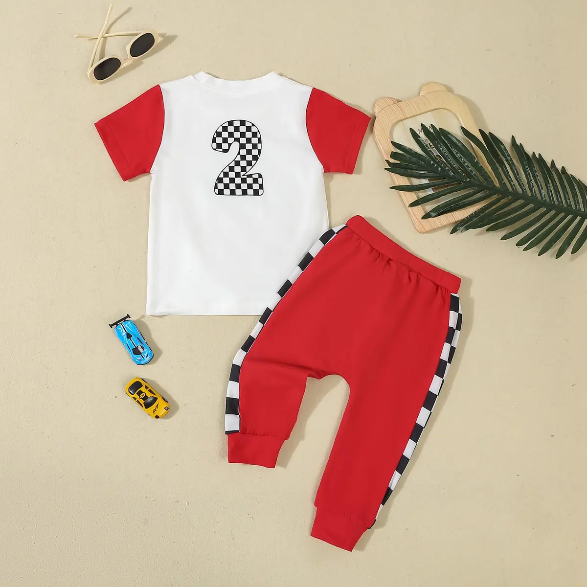 Coyciu Baby Boy's 2nd Birthday Outfit - Fast Two Race Car Set (18-24 Months) - view 4