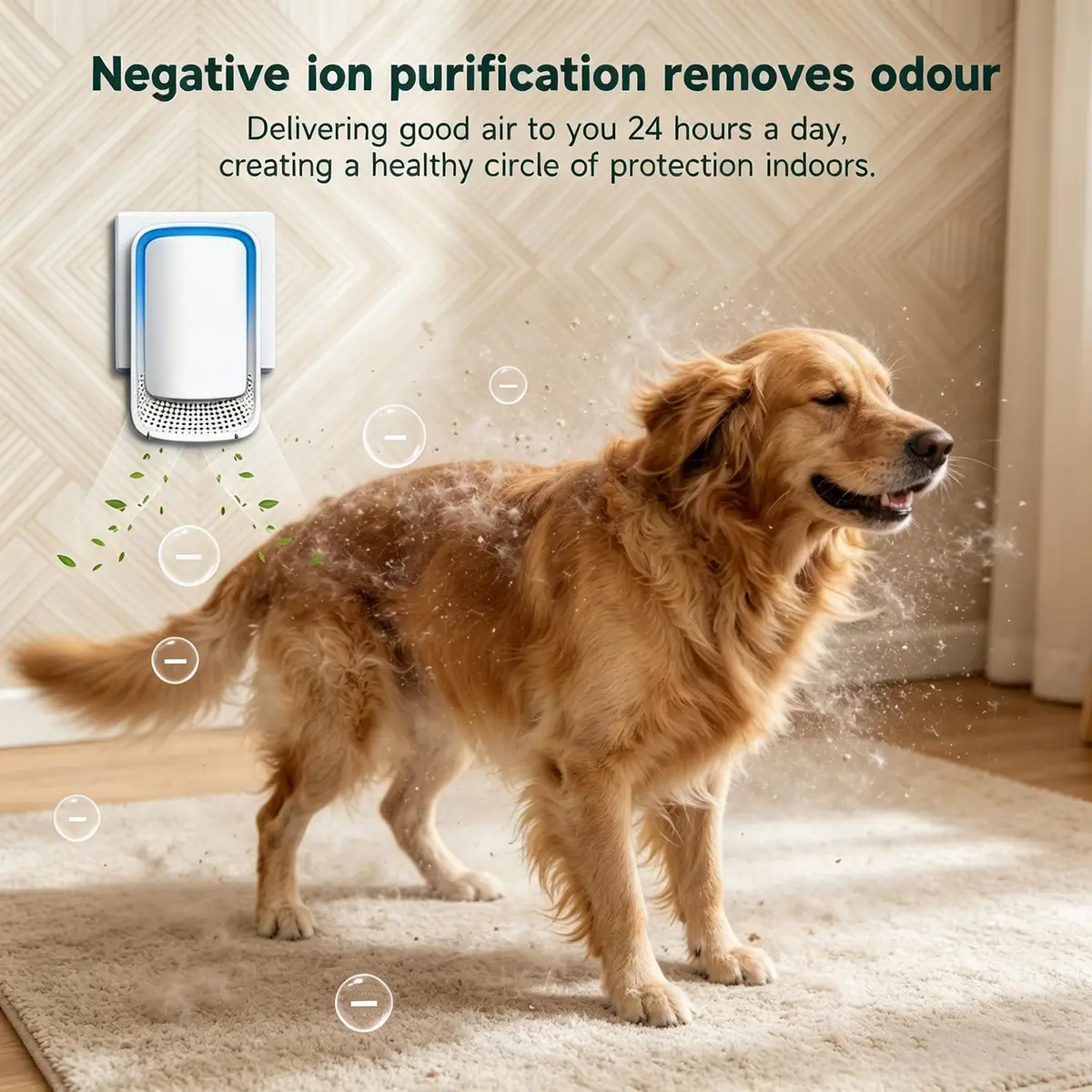 JOSTART Air Ionizers for Home | Filterless Negative Ion Air Purifier (4 Pack) | Compact & Eco-Friendly - view 5