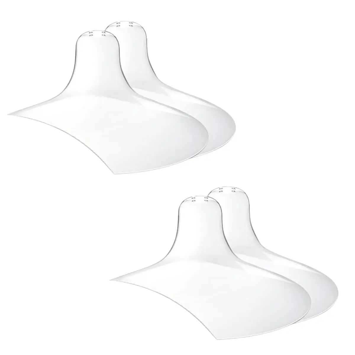 Luxemum Nipple Shields for Breastfeeding Newborn Baby | 4 Count, 20mm Diameter - main product image