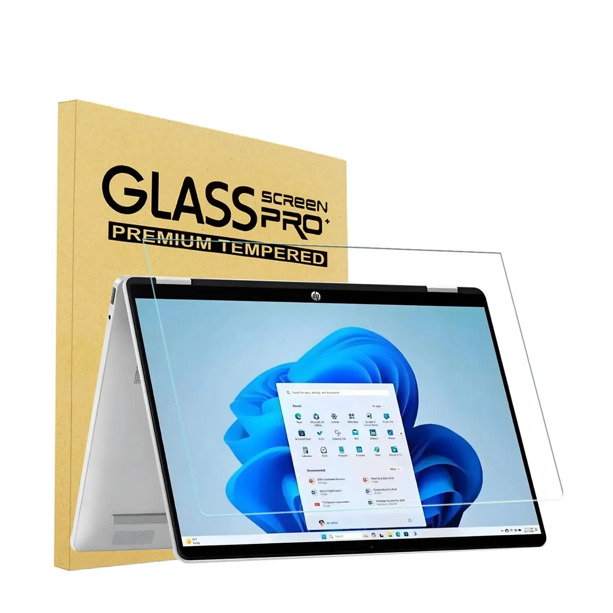 i-Tensodo 14 Inch Tempered Glass Screen Protector for HP OmniBook 5 Flip 14 & Next Gen AI 14 | Scratch-Resistant & High Transparency - main product image