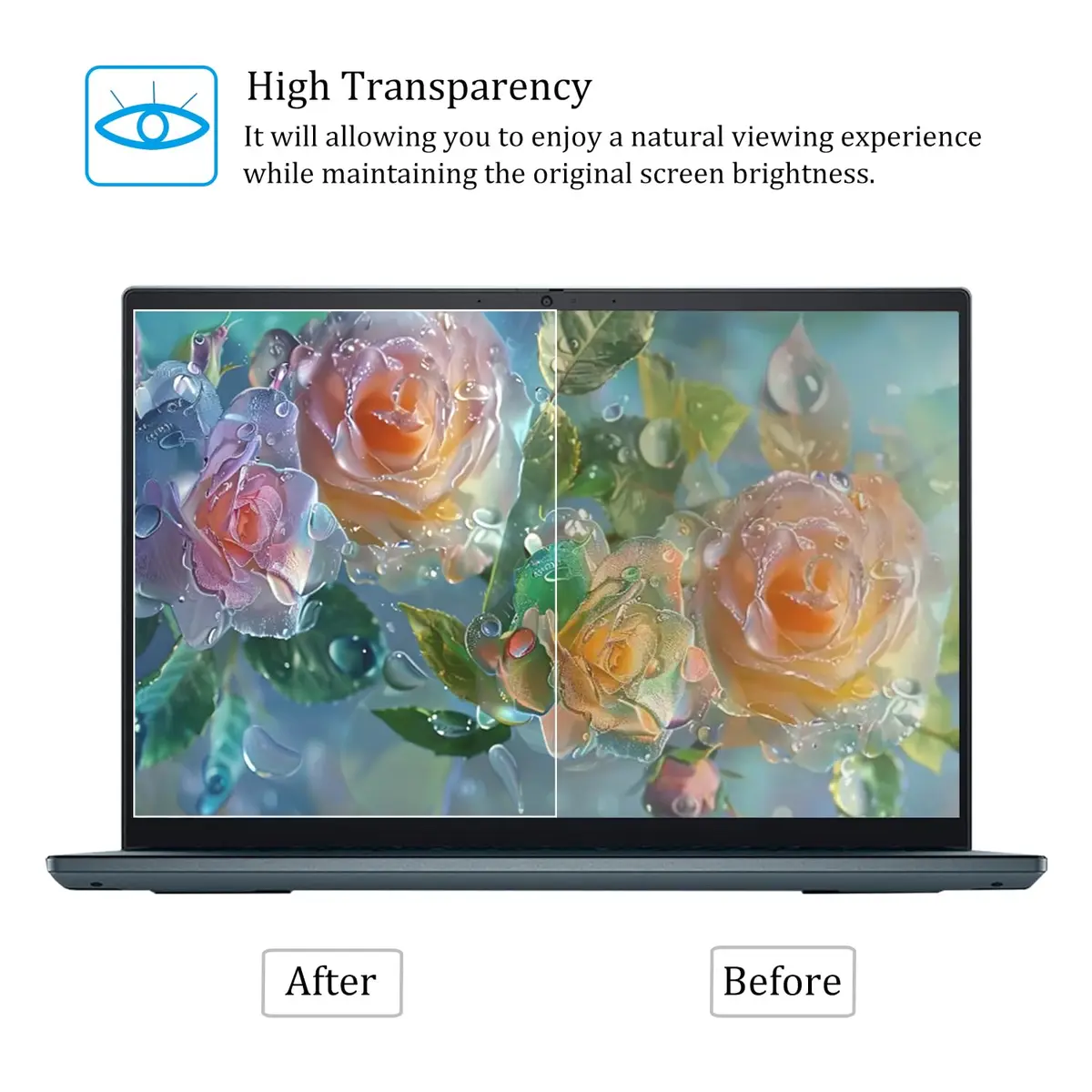 i-Tensodo 14 Inch Tempered Glass Screen Protector for HP OmniBook 5 Flip 14 & Next Gen AI 14 | Scratch-Resistant & High Transparency - view 6