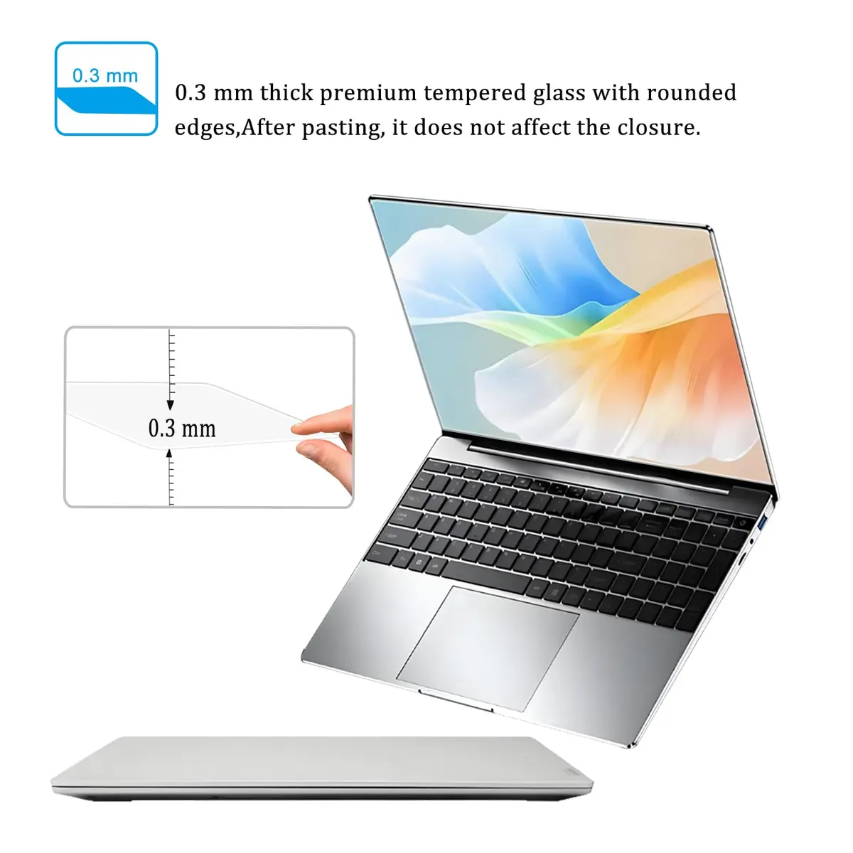 i-Tensodo 14 Inch Tempered Glass Screen Protector for HP OmniBook 5 Flip 14 & Next Gen AI 14 | Scratch-Resistant & High Transparency - view 7