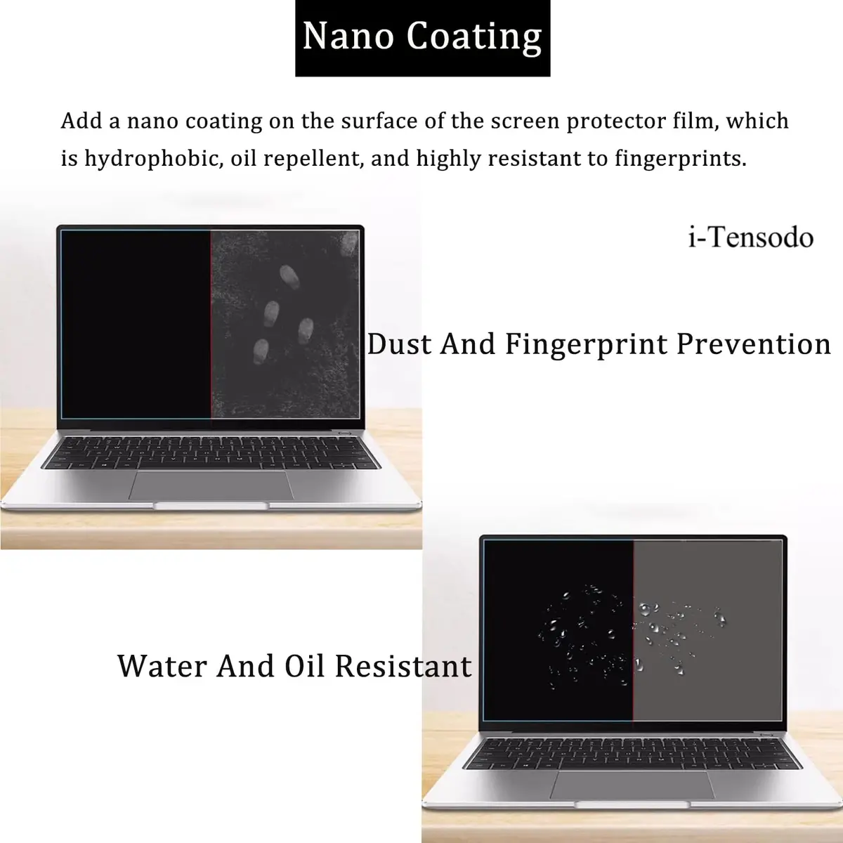 i-Tensodo 14 inch Anti Glare Screen Protector for HP OmniBook 5 Flip 14 | High-Definition, Scratch & Fingerprint Resistant - view 3