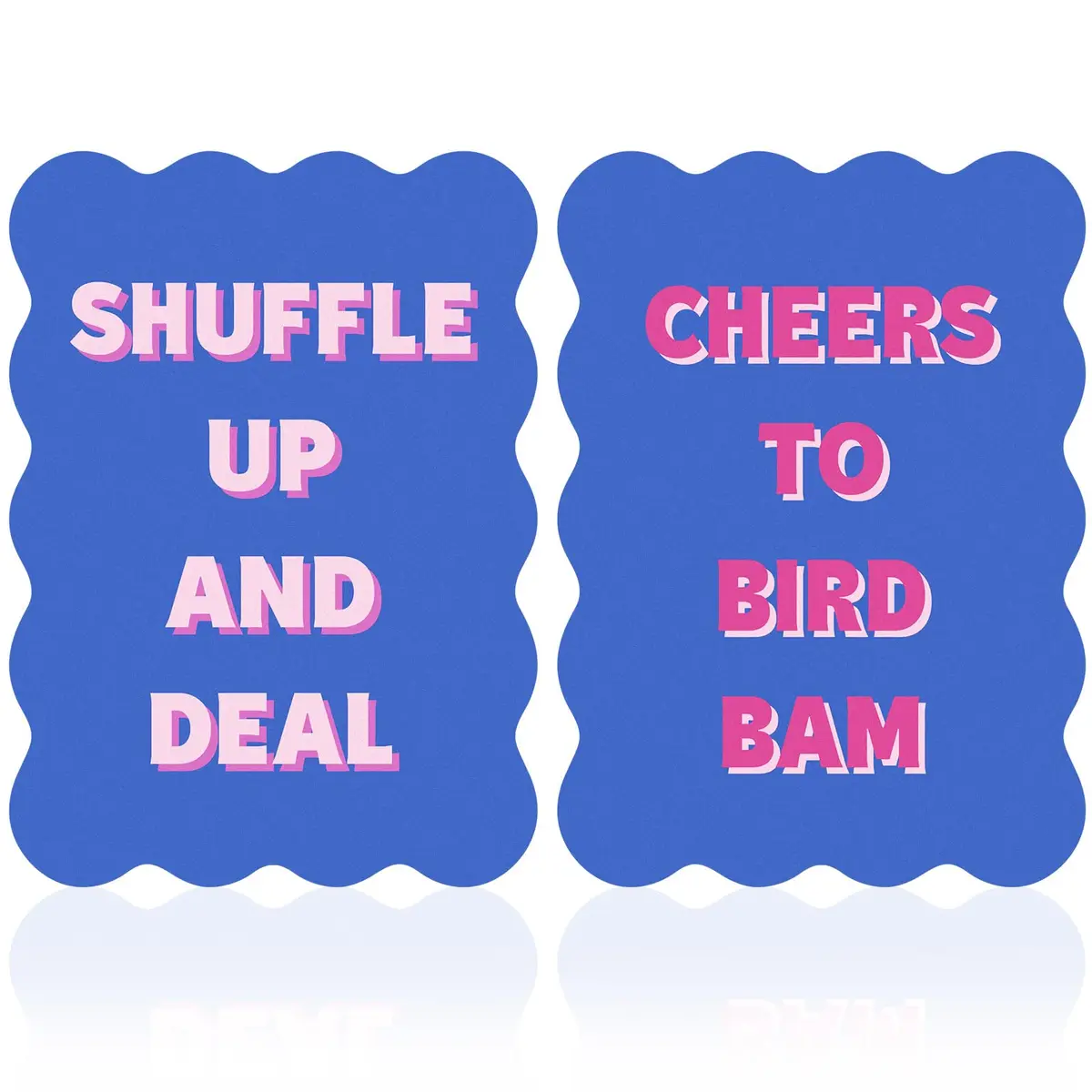 Soulchen Blue Mahjong Tile Mixer Shufflers 2-Piece Set | Practical Mahjong Accessories - main product image