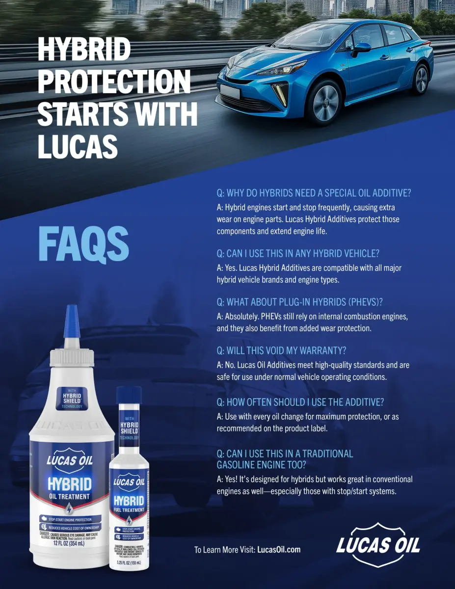 Lucas Oil Hybrid Fuel Treatment w/HybridShield™ - 5.25 oz (156 ml) Bottles (24-Pack) - view 3