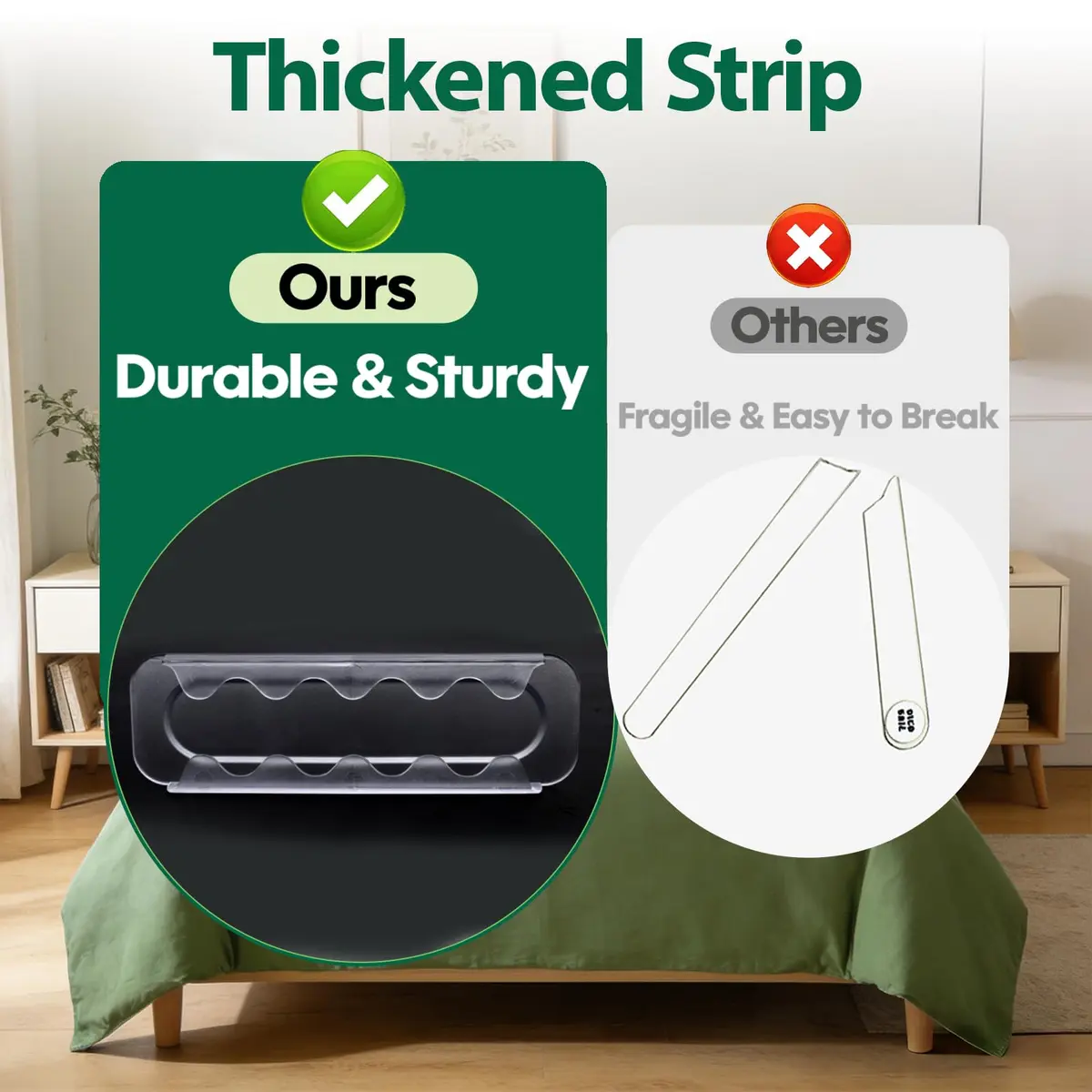 UPZLZD Sheet Holders with Non-Slip Base | Keep Sheets Firm & Tight for All Mattresses - view 5