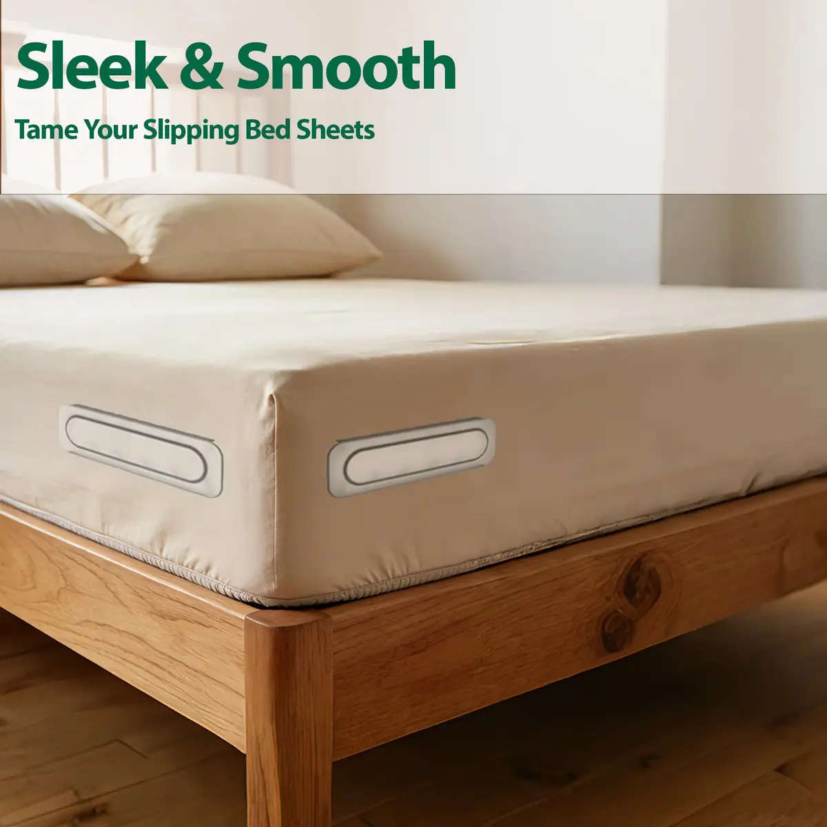 UPZLZD Sheet Holders with Non-Slip Base | Keep Sheets Firm & Tight for All Mattresses - view 2