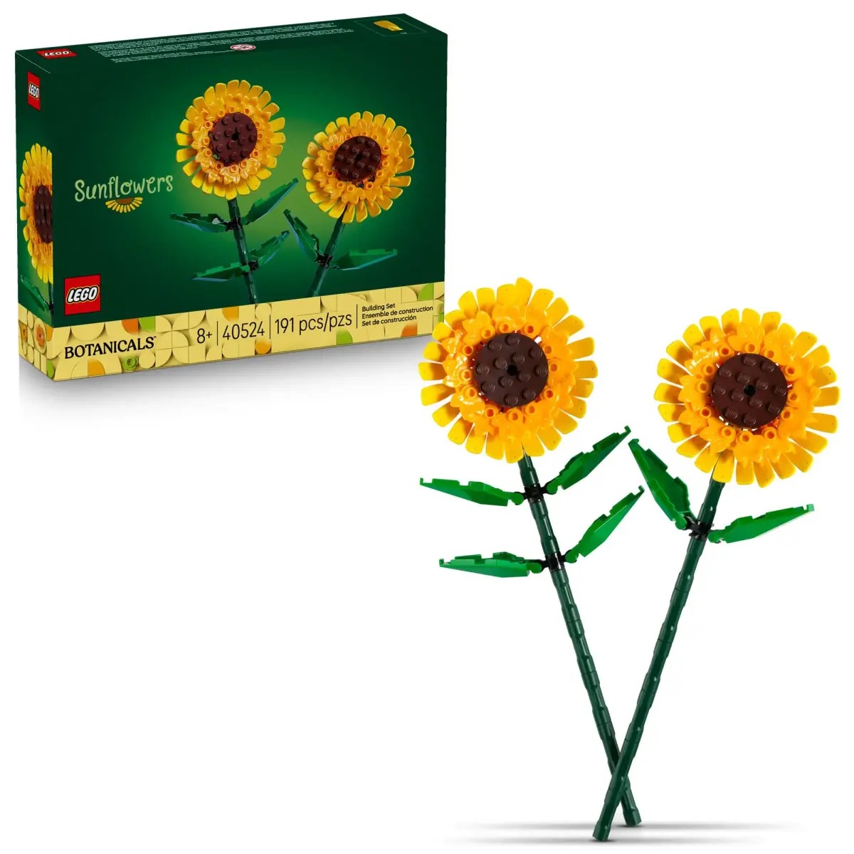 LEGO Sunflowers Building Toy 191 Pieces | Educational STEM Toy for Ages 8+ - main product image