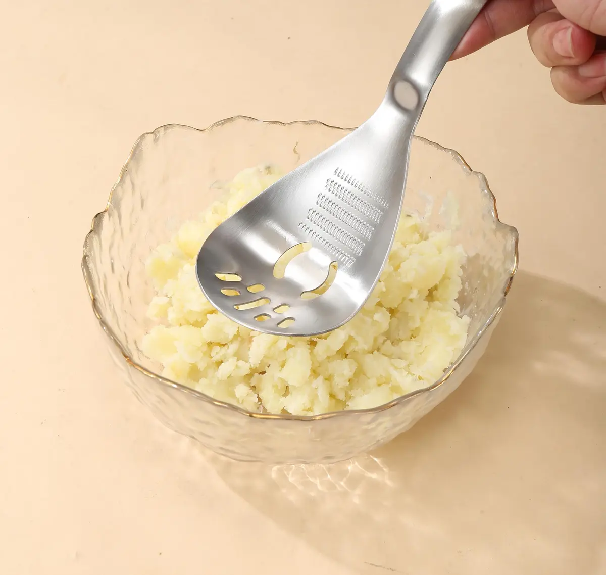 MEIYUSHENG 5 in 1 Multifunction Cooking Spoon | Stainless Steel Egg Slotted Spoon in India - view 7