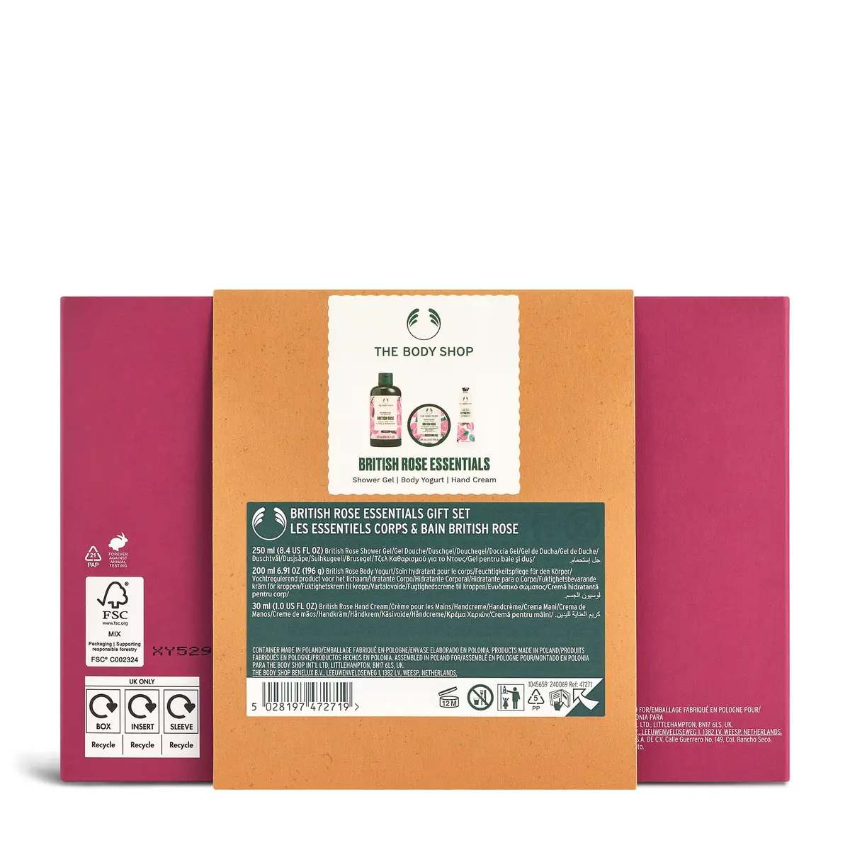The Body Shop British Rose Gift Set | 3-Piece Scented Body Care Routine for All Skin Types - view 3