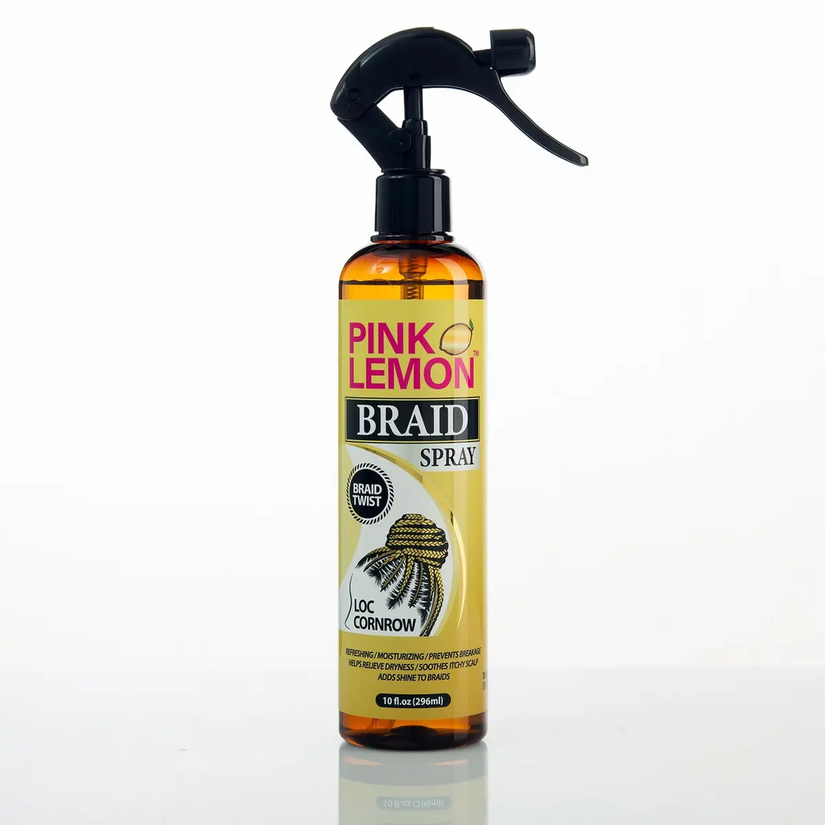 PINK LEMON Braid Spray for Hair, Moisturizing & Refreshing, 10 fl oz | Deep Moisturizer & Cool Relief for Braids - view 2
