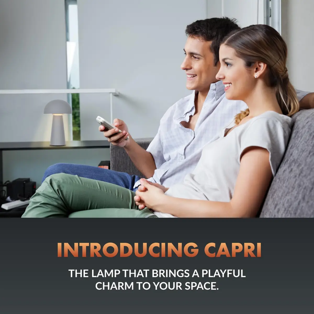 Newhouse Lighting Capri Fog Gray 2700K Dimmable Cordless USB-C Table Lamp | Cozy Home Decor - view 5