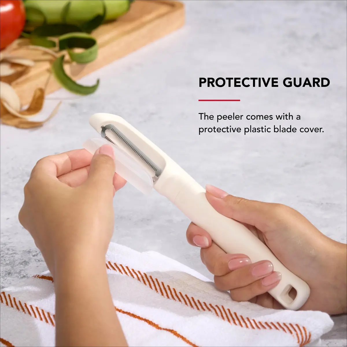 KitchenAid Vegetable Peeler 7.9-Inch Serrated Blade | Ergonomic & Durable for Daily Use - view 4