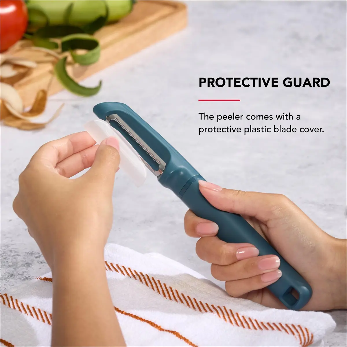KitchenAid Vegetable Peeler 7.9-Inch | Serrated Double-Edge Blade for Fruits & Vegetables - view 4