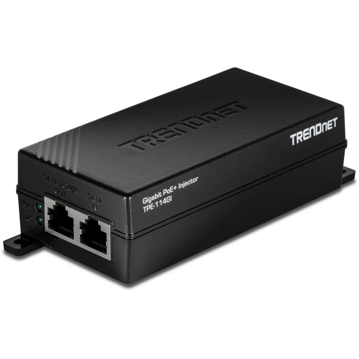 TRENDnet Gigabit PoE+ Injector TPE-114GI | NDAA & TAA Compliant for Network Devices - main product image