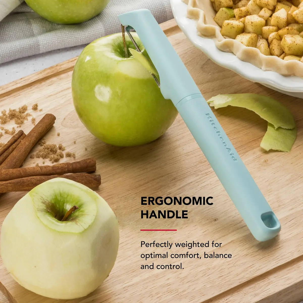 KitchenAid Vegetable Peeler 7.9-Inch Serrated Blade | Ergonomic & Durable Kitchen Tool - view 5