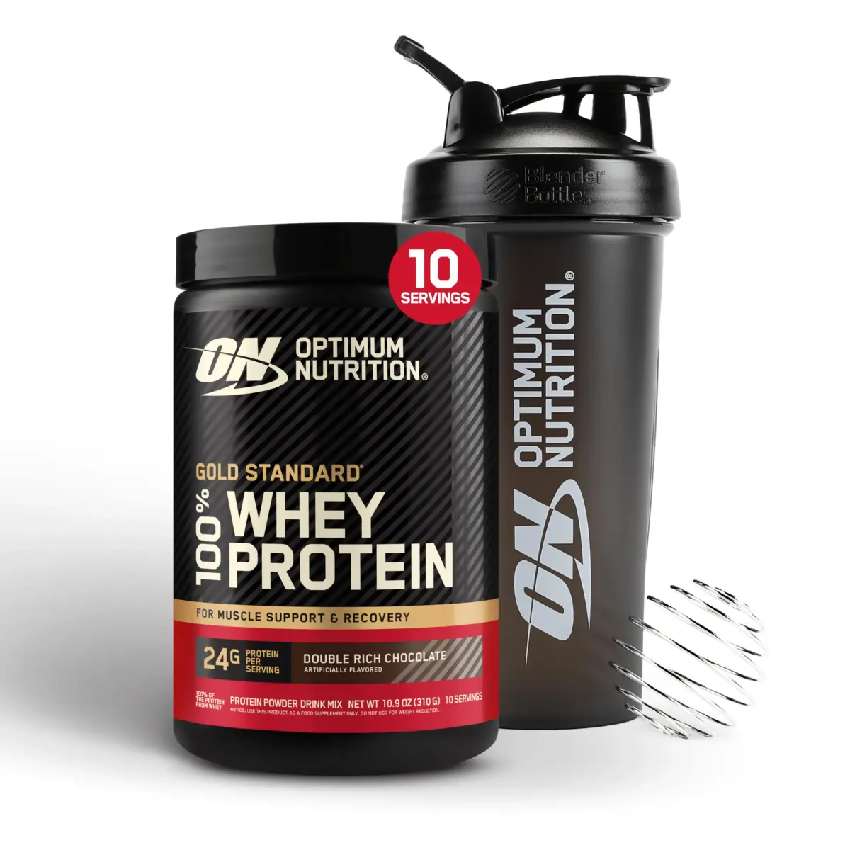 Optimum Nutrition Gold Standard 100% Whey Protein Powder Double Rich Chocolate 204g (0.68lb) | Banned Substance Tested - main product image