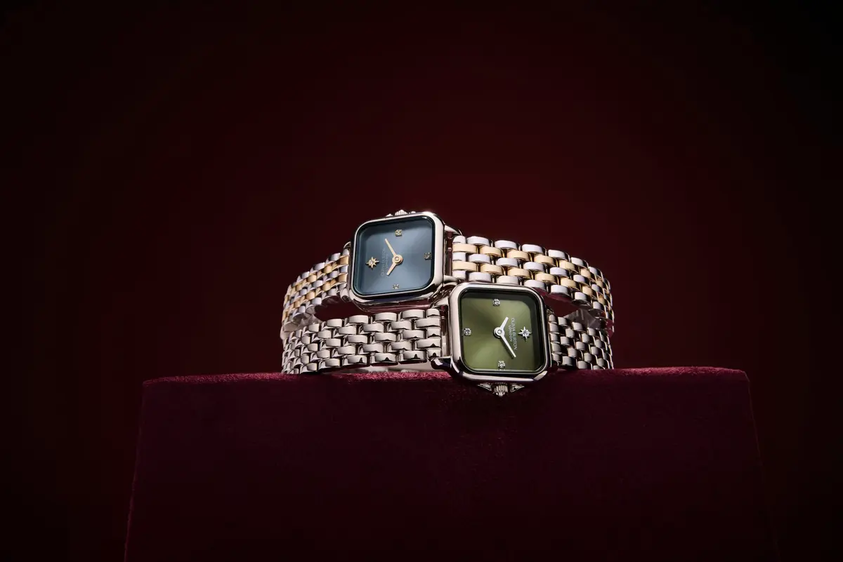 Olivia Burton Grosvenor Mini 20mm Women’s Quartz Watch | Petite Square Dial & Two-Tone Bracelet - view 3